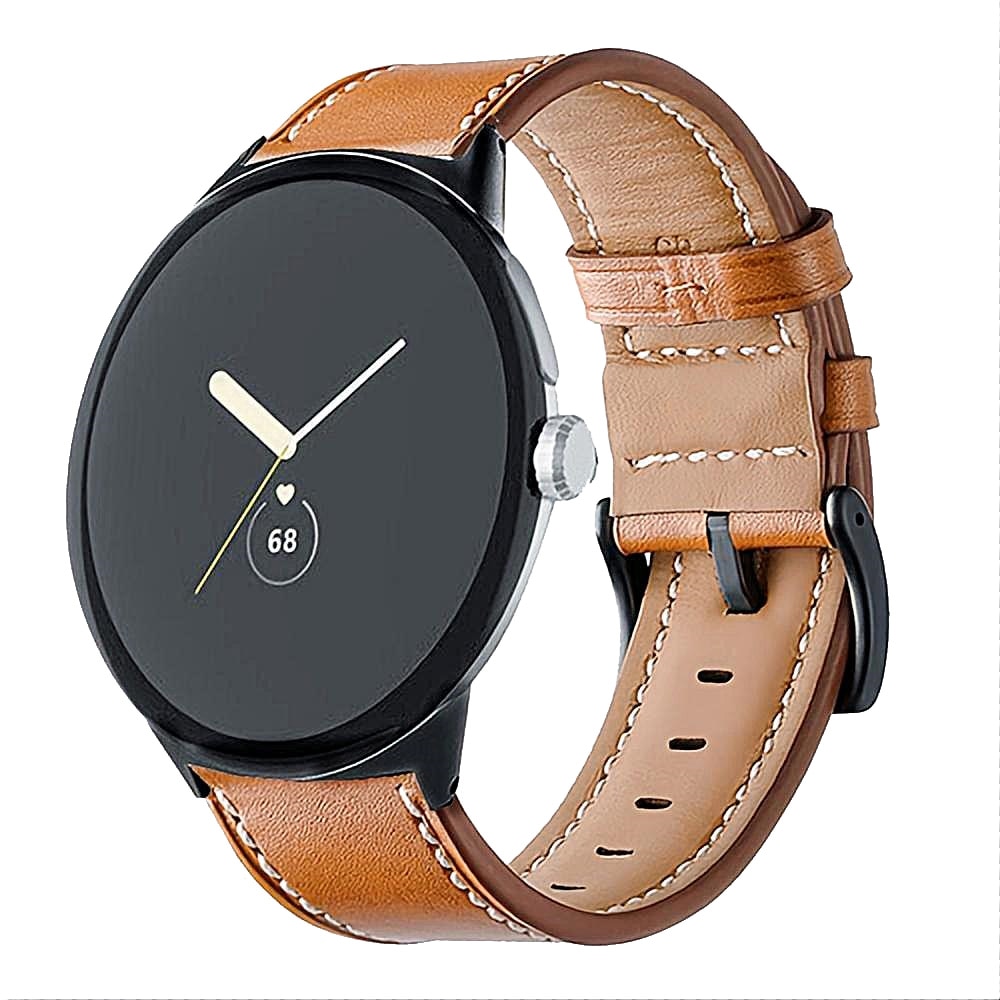 Google Pixel Watch 3 41mm Reim Lær Cognac