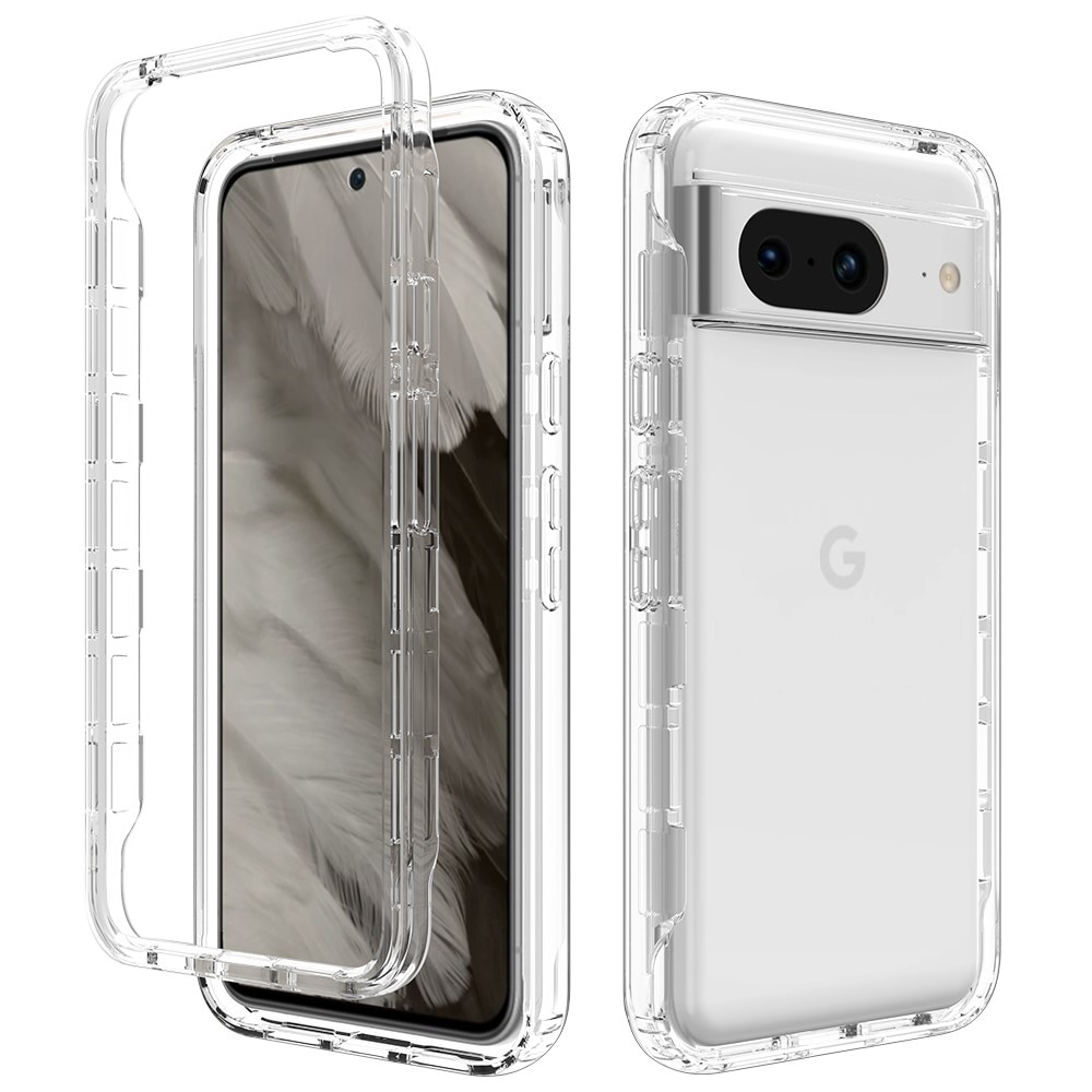 Full Cover Deksel Google Pixel 8 Gjennomsiktig