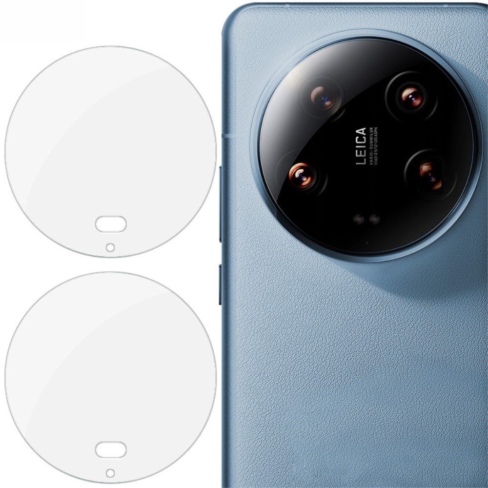 2-pack Herdet Glass Linsebeskyttelse Xiaomi 14 Ultra Gjennomsiktig