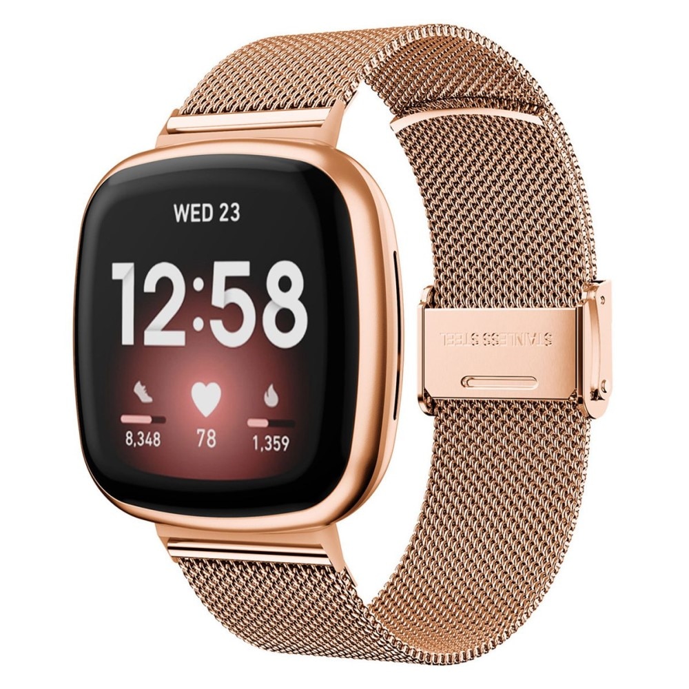 Mesh Bracelet Fitbit Sense/Versa 3 Rosegull