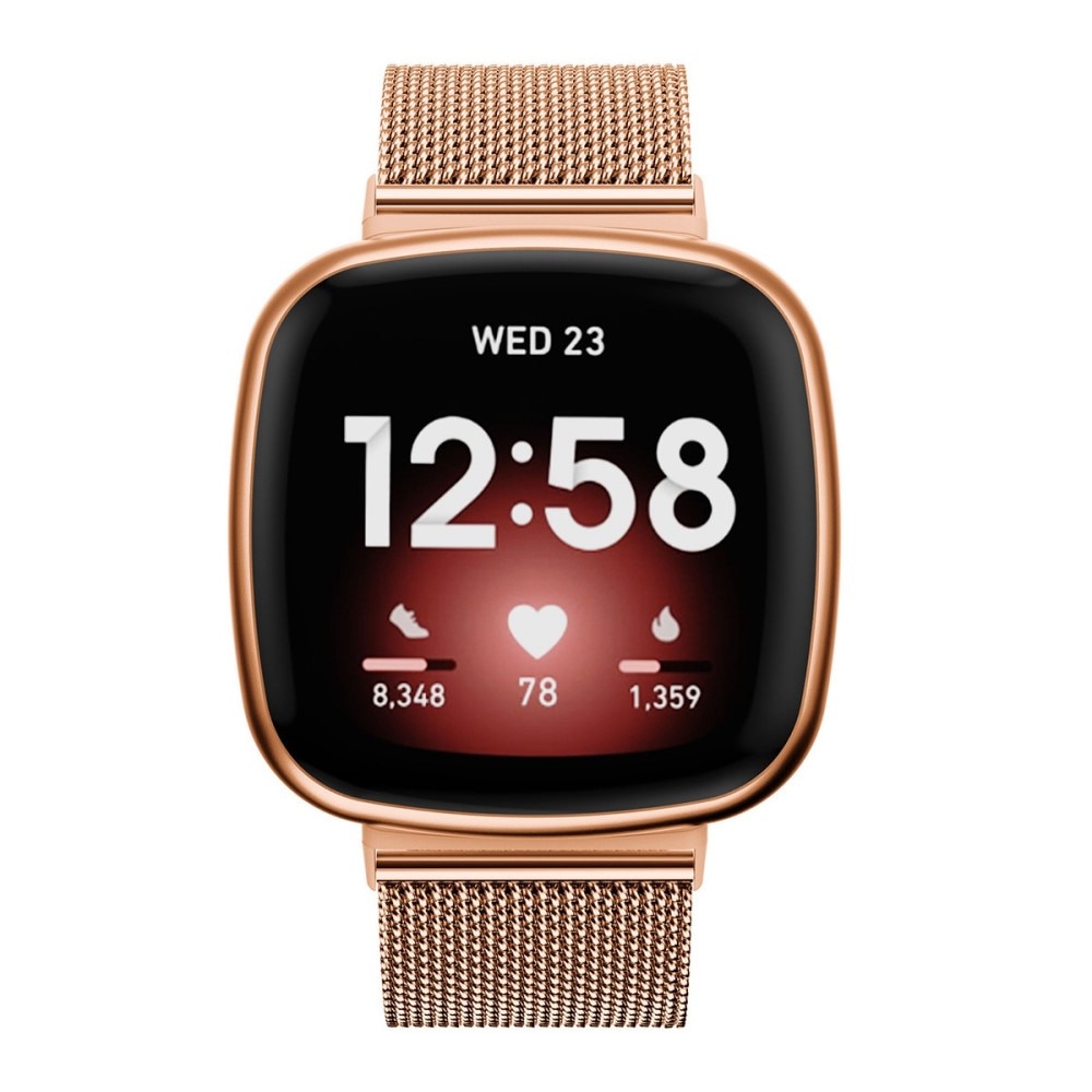 Mesh Bracelet Fitbit Sense/Versa 3 Rosegull