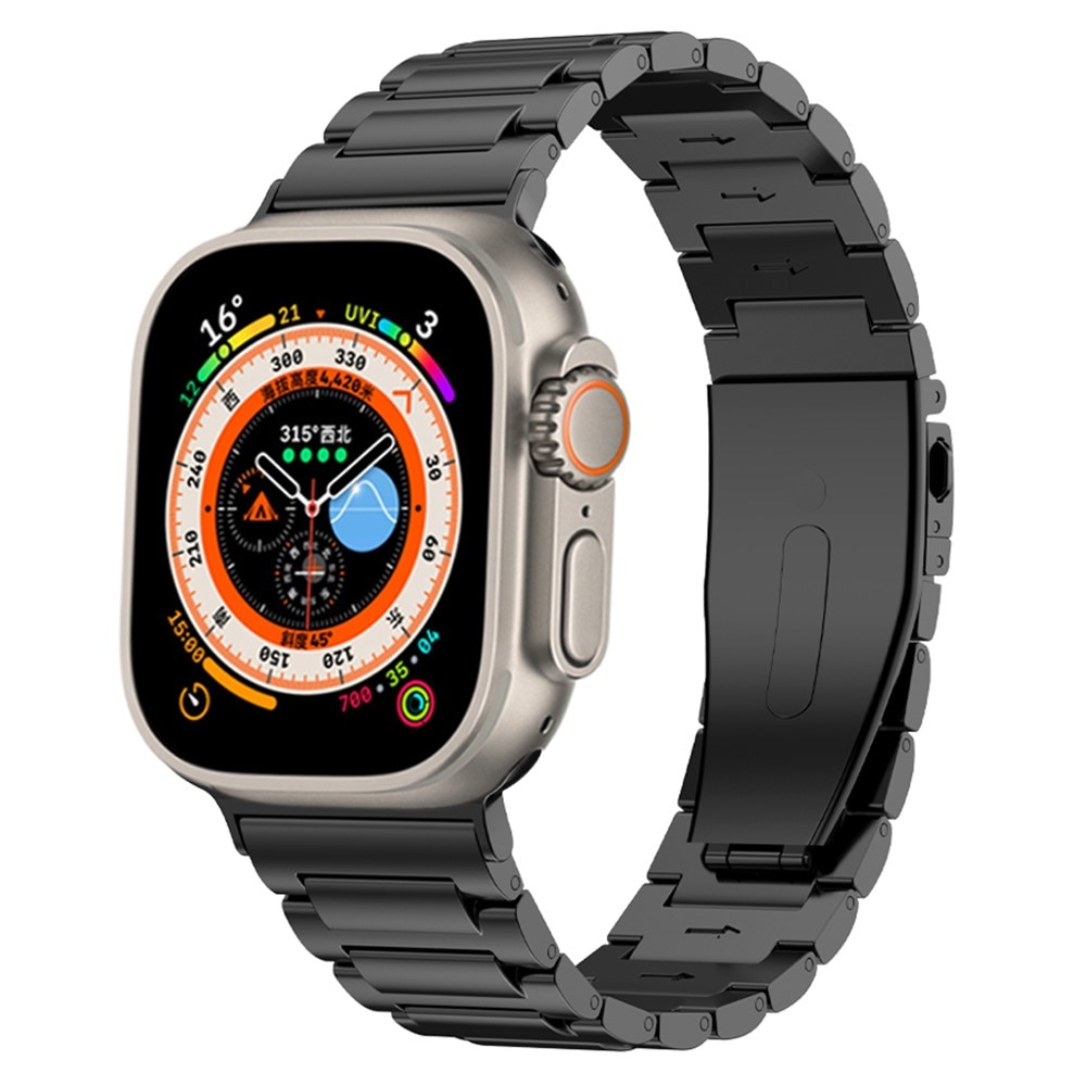 Apple Watch Series 7 41mm Titan Reim Svart