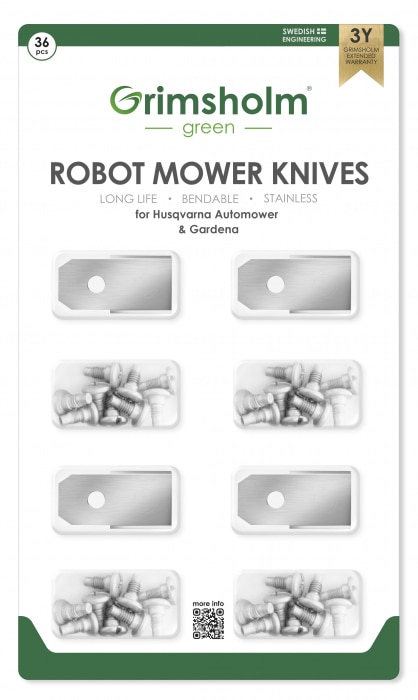 36-pack kniver til Husqvarna Automower Aspire R4