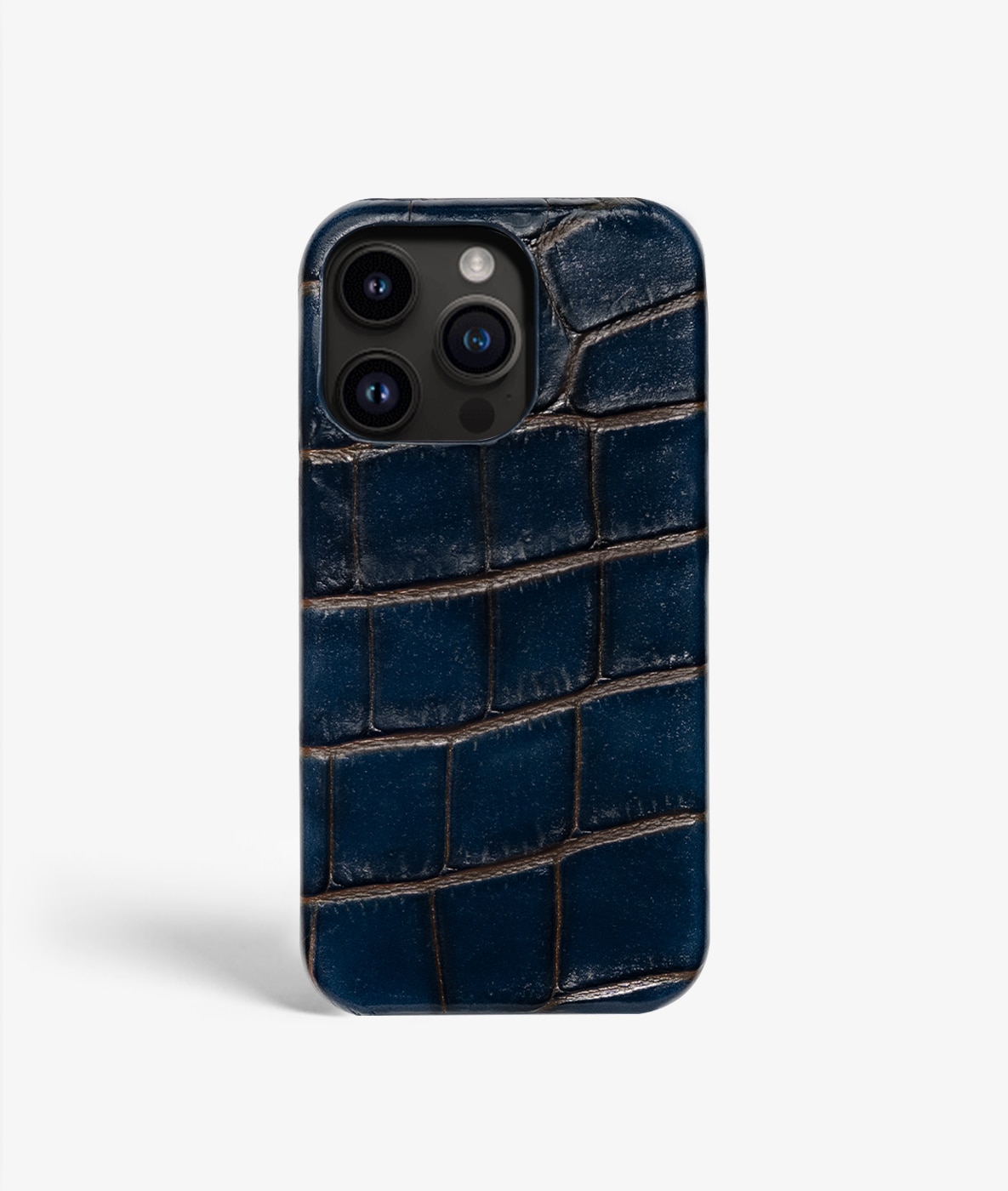 Deksel iPhone 13 Pro Max Croco Blå
