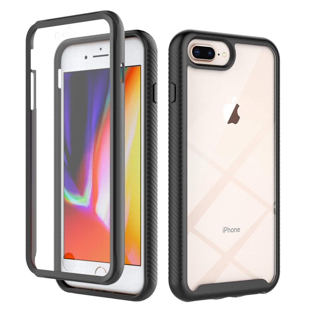 Full Protection Case iPhone 6 Plus/6S Plus/iPhone 7 Plus/iPhone 8 Plus Svart