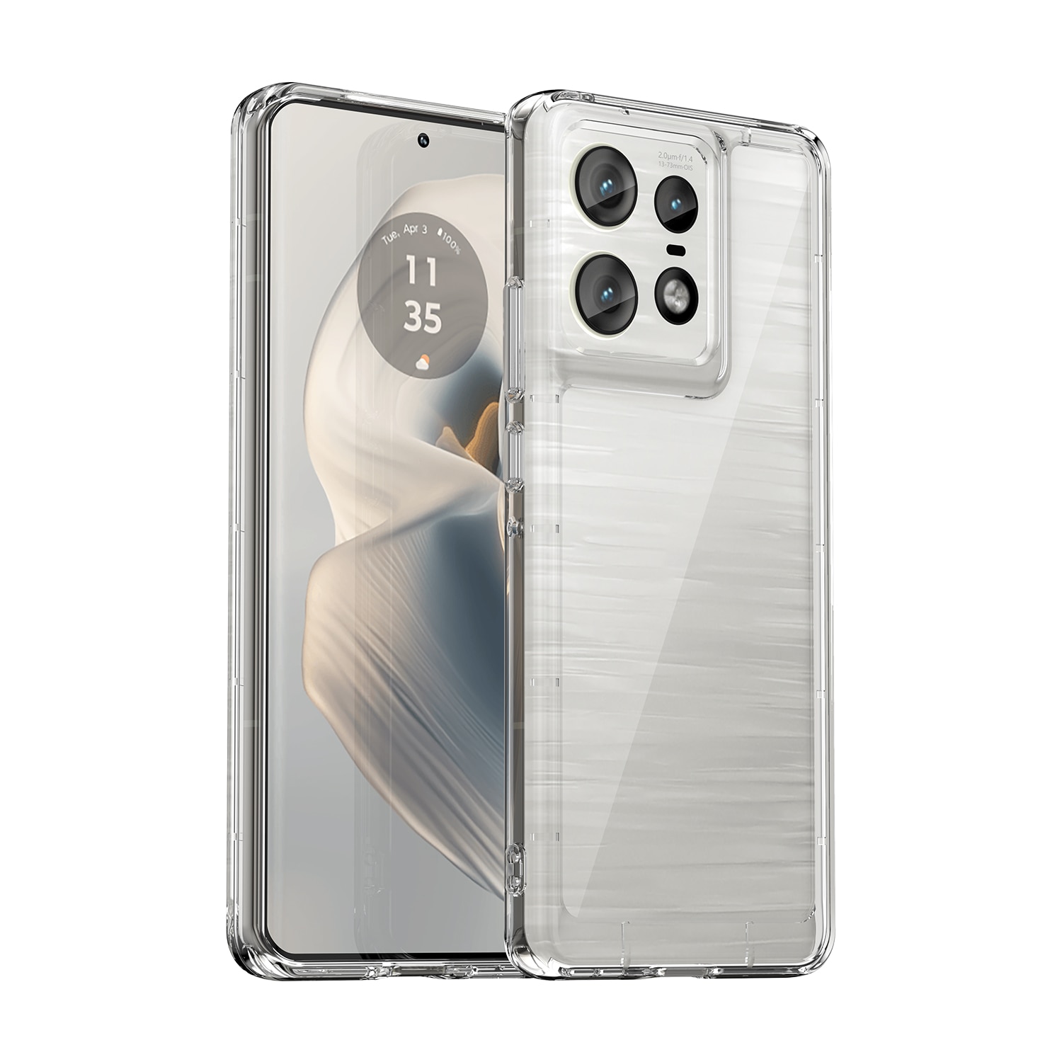 Hybriddeksel Motorola Edge 50 Pro Gjennomsiktig