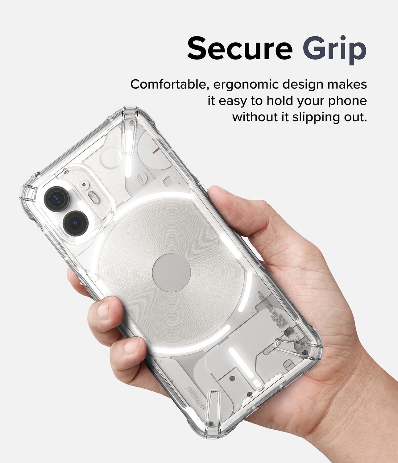 Fusion X Case Nothing Phone 2 Gjennomsiktig