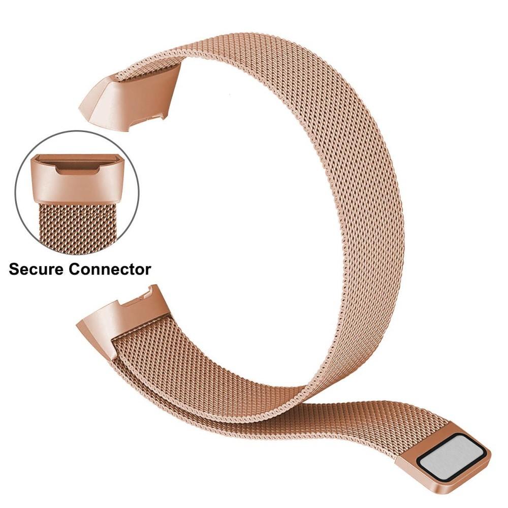 Fitbit Charge 3/Charge 4 Reim Milanese Loop Rosegull
